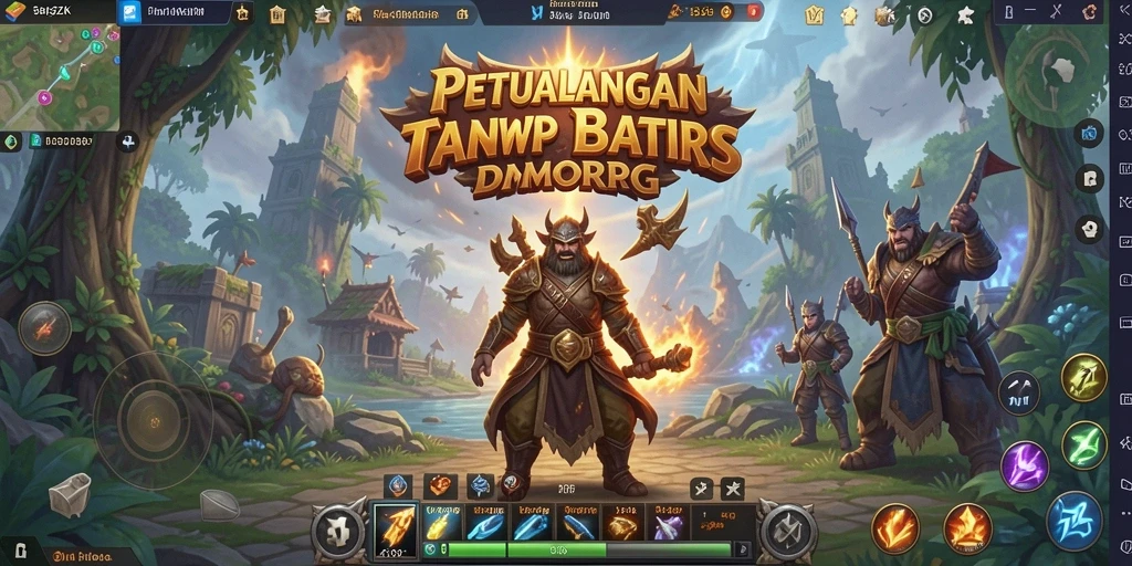 Screenshot gameplay menunjukkan aksi seru di dunia 33ZK.