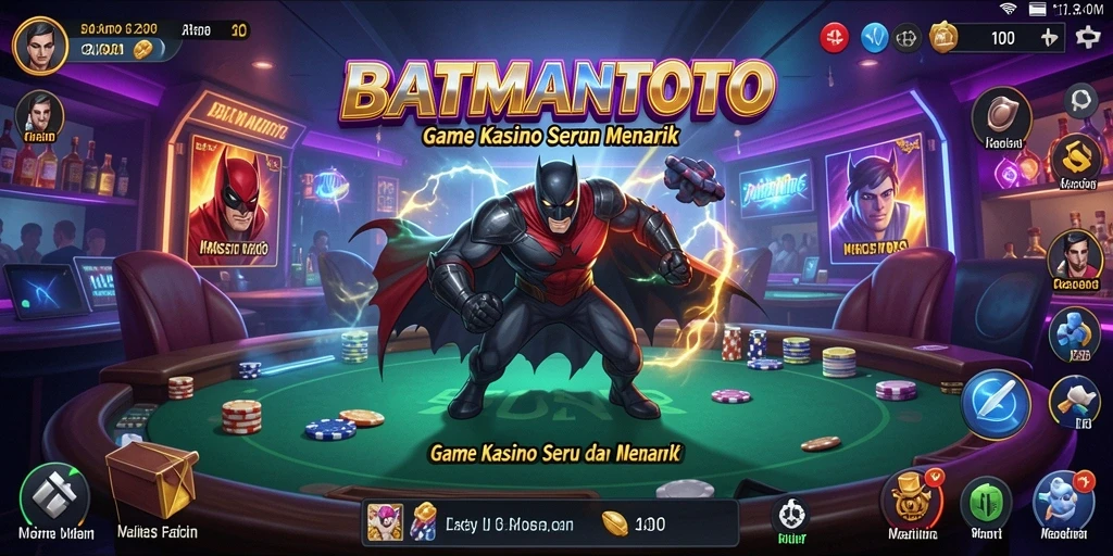 Tampilan screenshot gameplay Kasino di BATMANTOTO yang menegangkan.