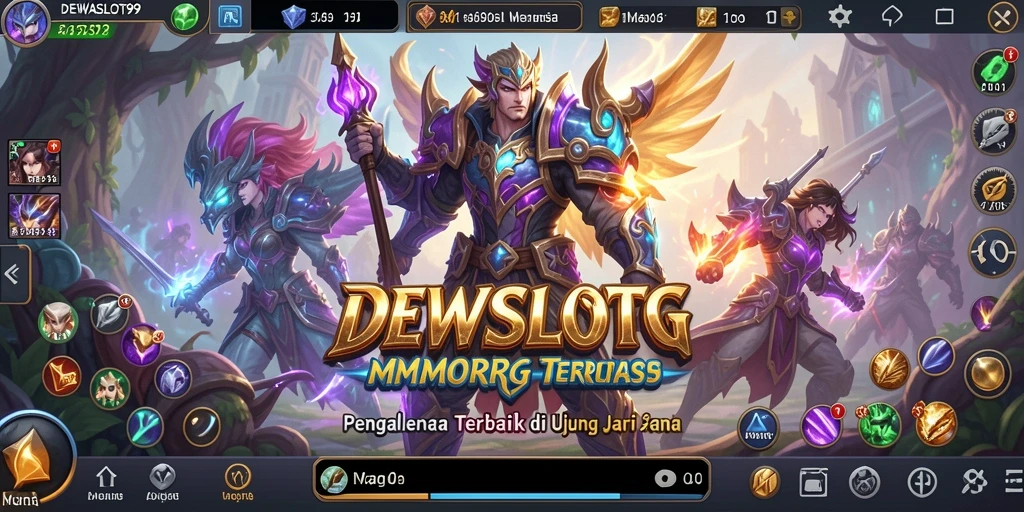 Screenshot gameplay <strong>DEWASLOT99</strong> menampilkan petualangan seru dalam dunia MMORPG.