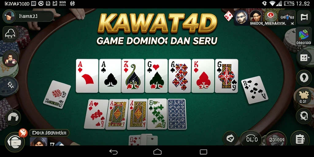 Gameplay domino yang seru dan mendebarkan.