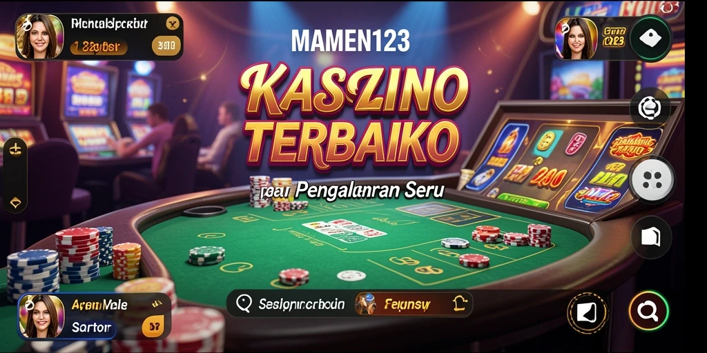 Screenshot MAMEN123 menampilkan gameplay seru dan visual menawan dari permainan kasino.