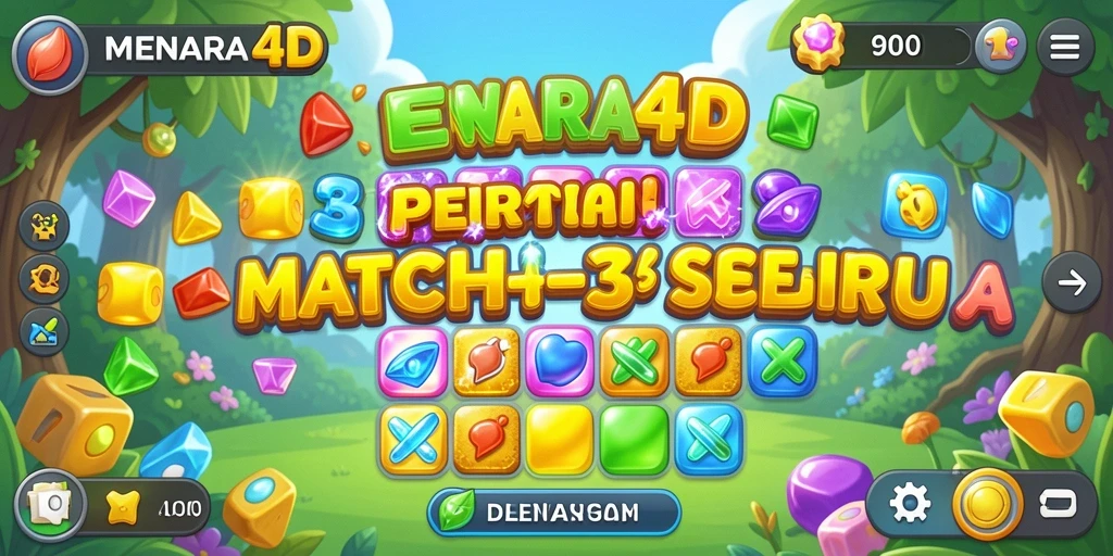Tampilan gameplay seru dan penuh warna dari MENARA4D.