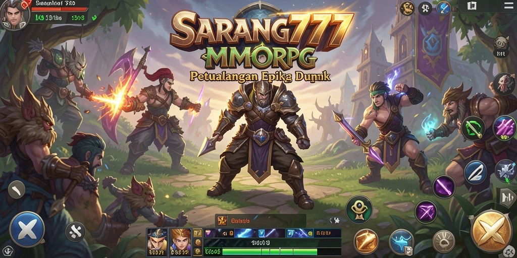 Tampilan menakjubkan dari gameplay SARANG777 yang adiktif.