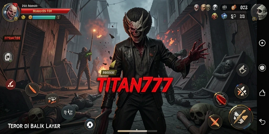 Gameplay menegangkan TITAN777 dengan suasana Horror