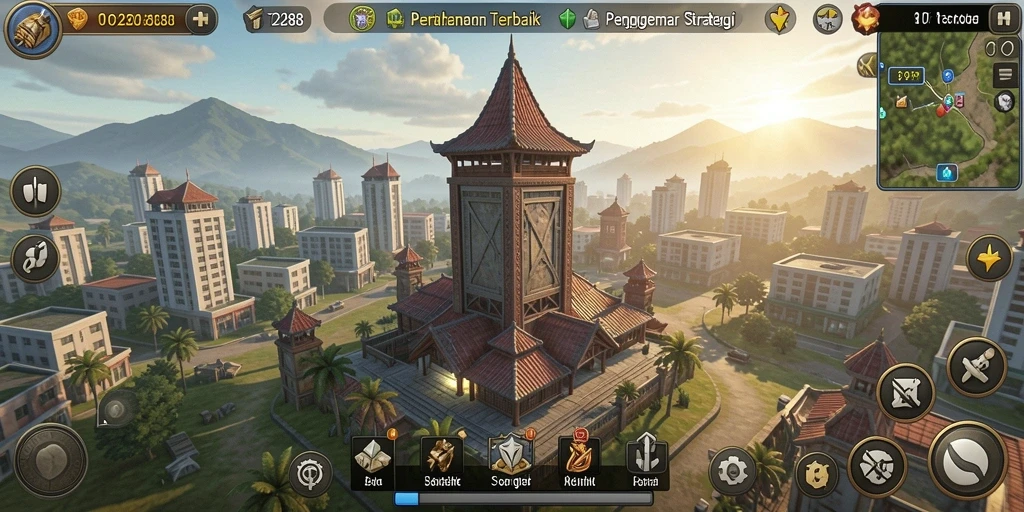 Gameplay mendebarkan di TO288 dengan strategi Tower Defense yang mendetail.