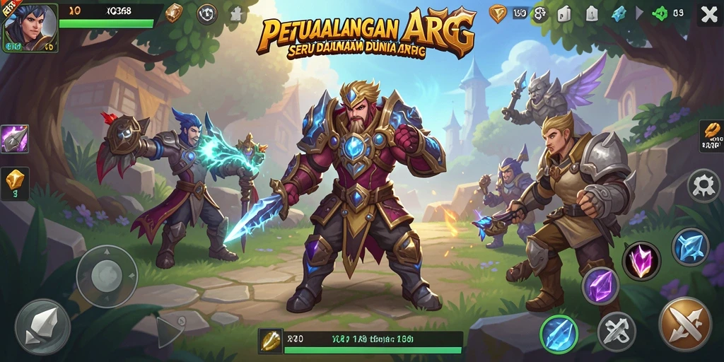 Gameplay XO368 menampilkan pertarungan dinamis dan karakter unik.