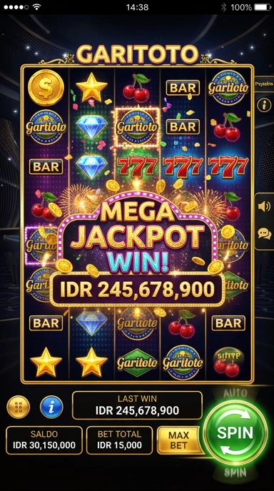 Menu kategori aplikasi di garitoto memudahkan pencarian.